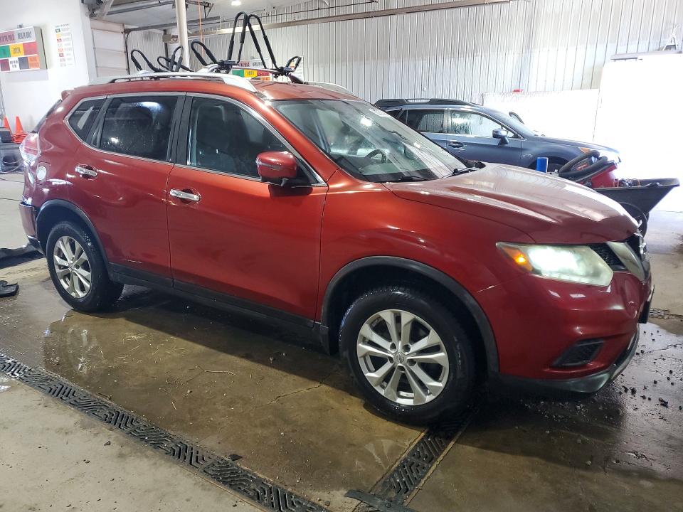 2016 Nissan Rogue VIN JN8AT2MV0GW150151 COPART salvage auction — REAR END, Pa - Certificate Of Salvage, sold $550 on 2026-07-23 (photo 4)