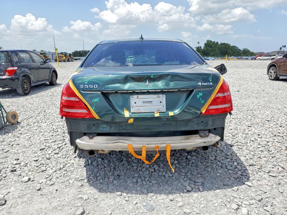 2010 Mercedes-benz S class VIN WDDNG8GB9AA329773 COPART salvage auction — REAR END, FL - CERT OF TITLE SLVG REBUILDABLE, sold $4,350 on 2026-08-04 (photo 6)