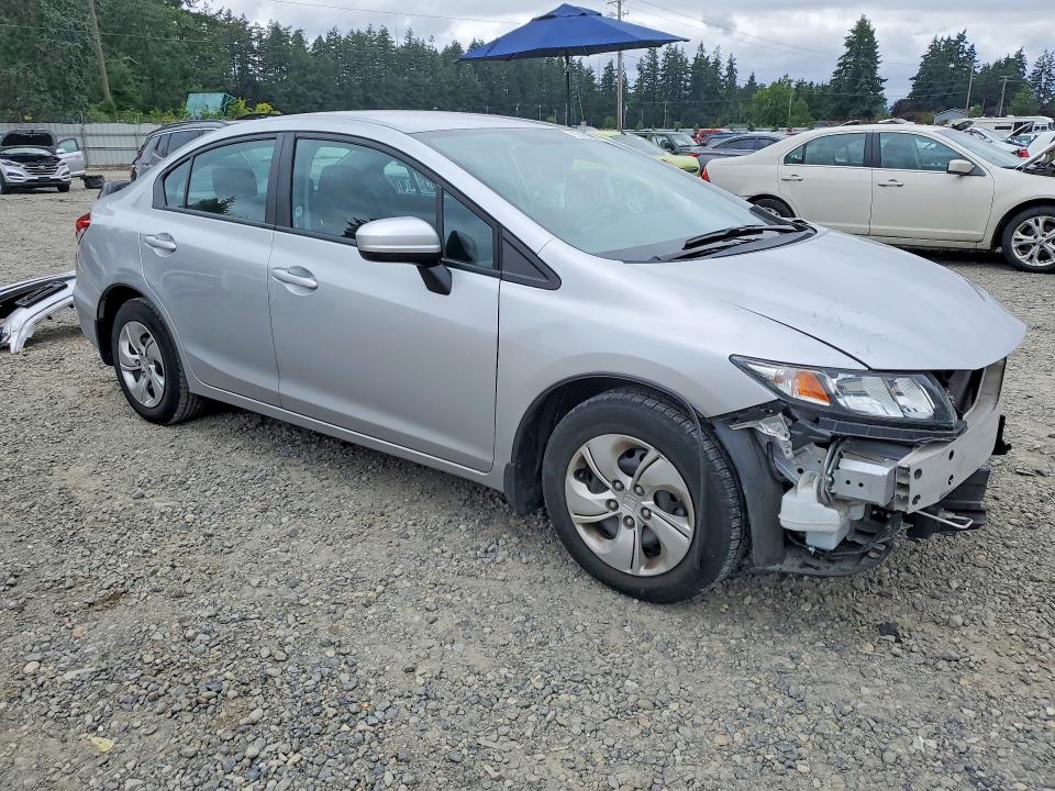 2014 Honda Civic VIN 19XFB2F51EE260683 COPART salvage auction — FRONT END, Wa - Bill Of Sale, sold $1,300 on 2026-07-10 (photo 4)