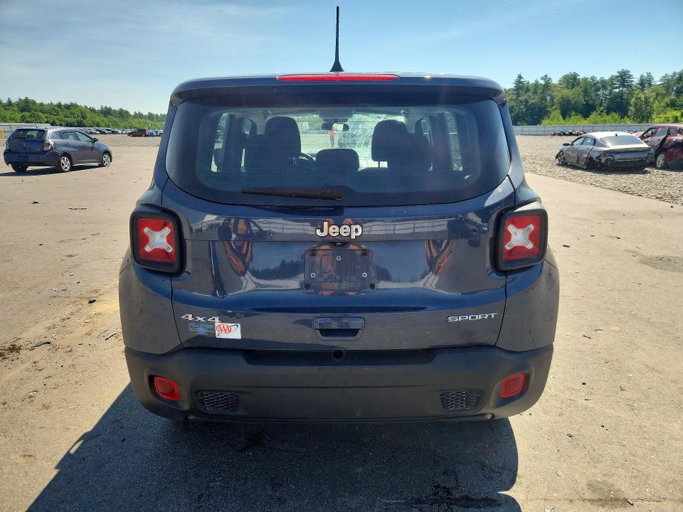2020 Jeep Renegade VIN ZACNJBAB1LPL50523 COPART salvage auction — FRONT END, Me - Cert Of Title-Salvage Collisio, sold $2,150 on 2026-08-12 (photo 6)