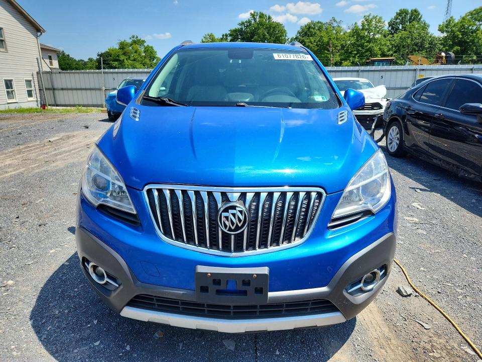 2013 Buick Encore VIN KL4CJFSB8DB153340 COPART salvage auction — REAR END, Pa - Cert Of Title, sold $375 on 2026-07-21 (photo 5)