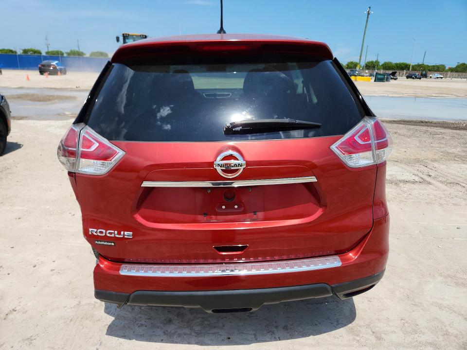 2016 Nissan Rogue VIN KNMAT2MT1GP613869 COPART salvage auction — REAR END, Fl - Cert Of Title Slvg Rebuildable, sold $1,050 on 2026-07-15 (photo 6)