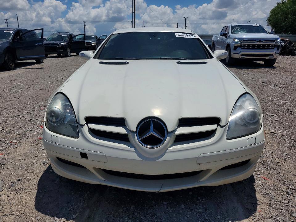 2007 Mercedes-benz Slk-klasse VIN WDBWK54F67F157943 COPART salvage auction — FRONT END, Ok - Cert Of Title-Salvage, sold $675 on 2026-07-28 (photo 5)