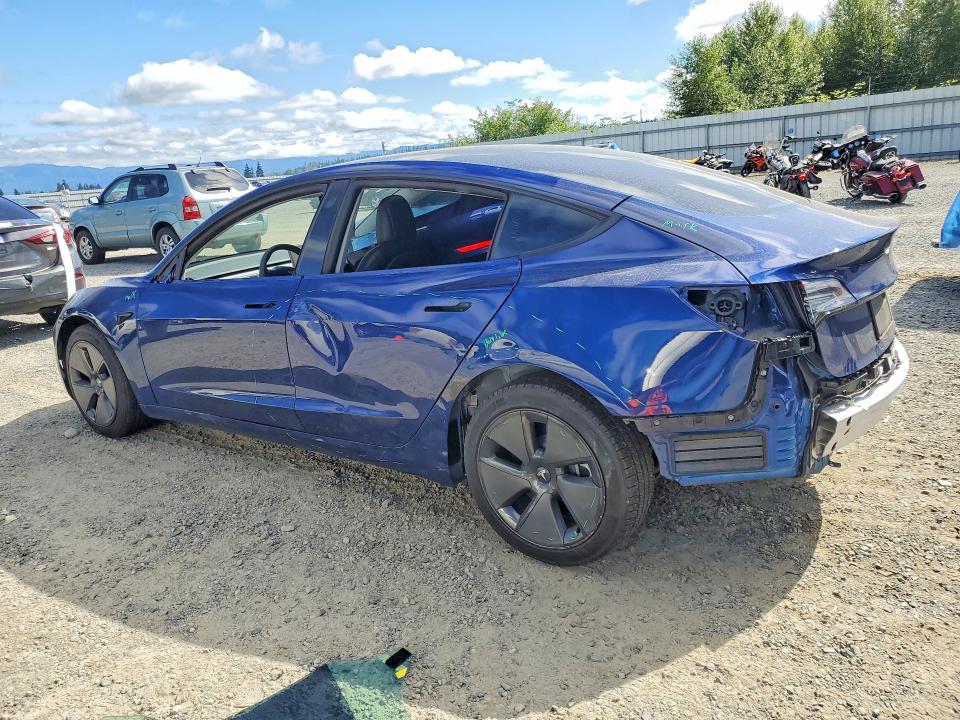 2022 Tesla Model 3 VIN 5YJ3E1EB9NF206036 COPART salvage auction — REAR END, Wa - Bill Of Sale, sold $11,300 on 2026-07-20 (photo 2)