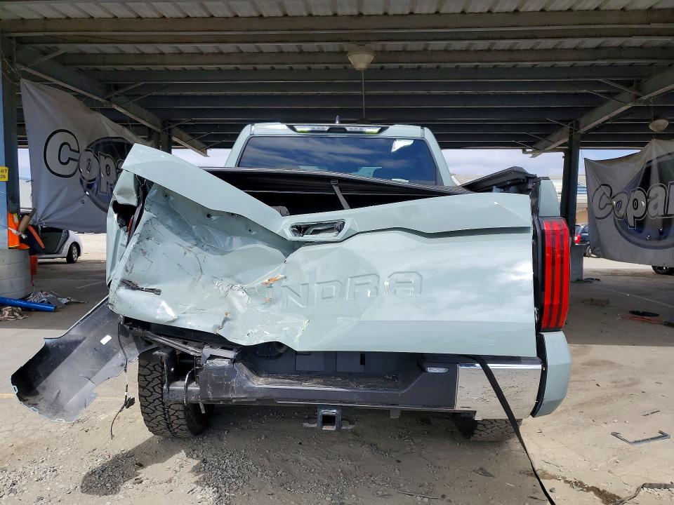2024 Toyota Tundra VIN 5TFLA5DB3RX185216 COPART salvage auction — REAR END, CA - SALVAGE CERTIFICATE, sold $10,800 on 2026-07-28 (photo 6)
