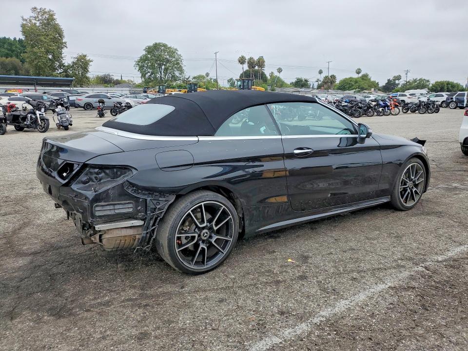 2021 Mercedes-benz C-klasse VIN W1KWK8DB0MG098612 COPART salvage auction — REAR END, Ca - Salvage Certificate, sold $8,800 on 2026-09-01 (photo 3)
