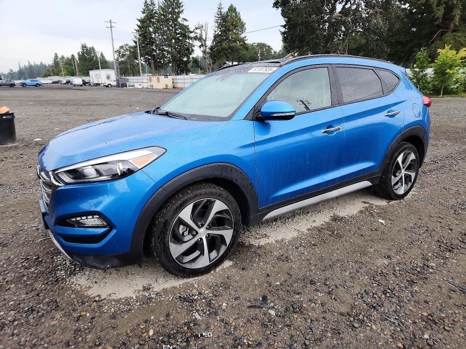 2018 Hyundai Tucson VIN KM8J3CA2XJU629784 COPART salvage auction — FRONT END, Wa - Bill Of Sale, sold $4,450 on 2026-08-01 (photo 1)