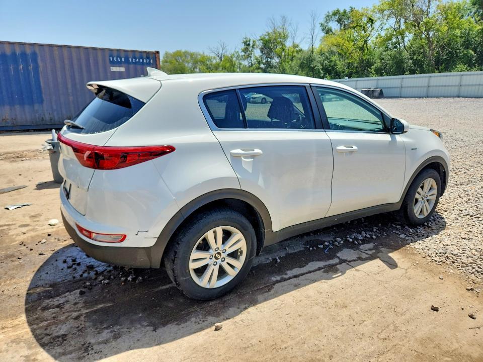 2019 Kia Sportage VIN KNDPMCAC6K7592530 COPART salvage auction — SIDE, Wi - Junked Vehicle Bill Of Sale, sold $2,250 on 2026-07-13 (photo 3)