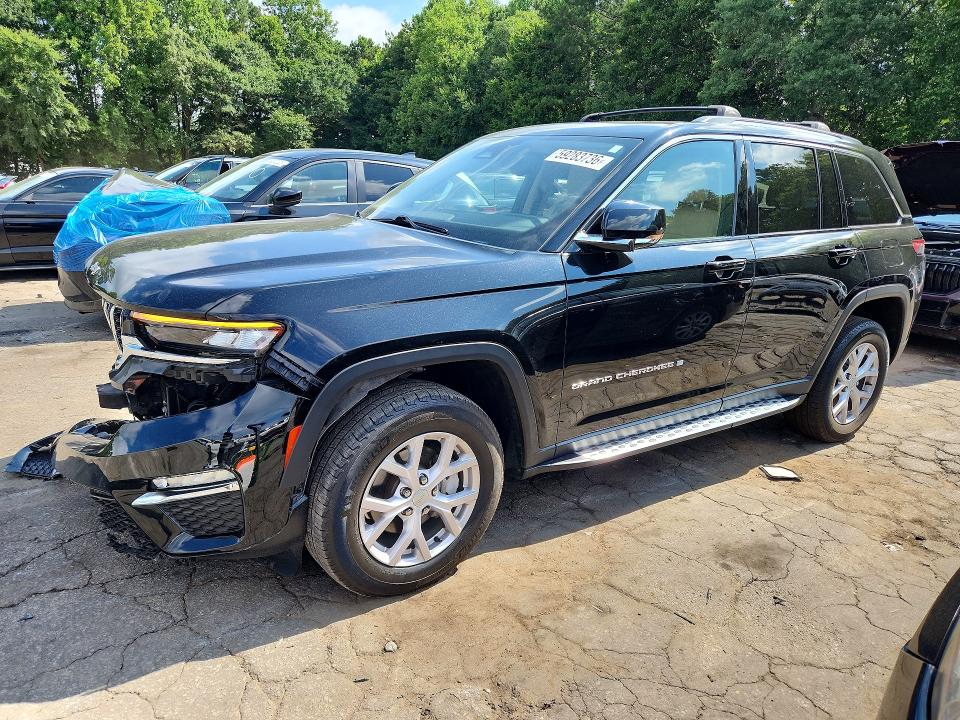 2022 Jeep Grand cherokee VIN 1C4RJHBG4N8531773 COPART salvage auction — FRONT END, Ga - Cert Of Title-Salvage, sold $5,300 on 2026-07-28 (photo 1)