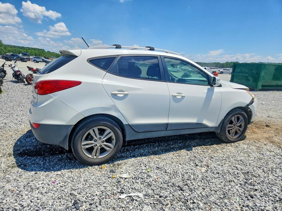 2013 Hyundai Tucson VIN KM8JU3AC1DU707153 COPART salvage auction — FRONT END, Sc - Cert Of Title-Salvage, sold $900 on 2026-07-27 (photo 3)