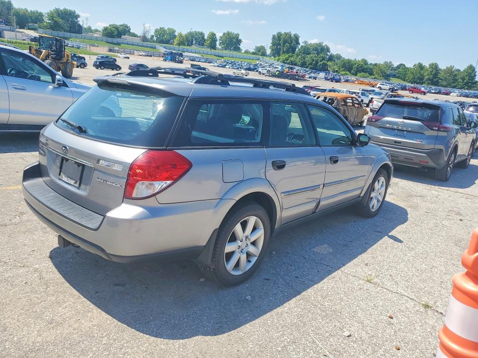 2009 Subaru Outback VIN 4S4BP61C297347880 COPART salvage auction — MINOR DENT/SCRATCHES, Mo - Certificate Of Title, sold $675 on 2026-07-17 (photo 3)