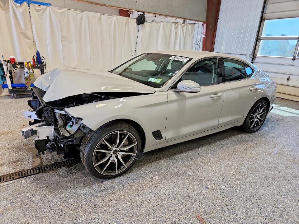 2026 Genesis G70 VIN KMTG64SC5TU172423 COPART salvage auction — FRONT END, Fl - Cert Of Title Slvg Rebuildable, sold $7,000 on 2026-08-03 (photo 1)