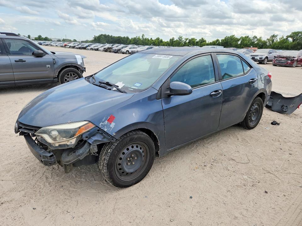 2016 Toyota Corolla VIN 5YFBURHE6GP452293 COPART salvage auction — FRONT END, Tx - Certificate Of Title, sold $1,450 on 2026-07-10 (photo 1)