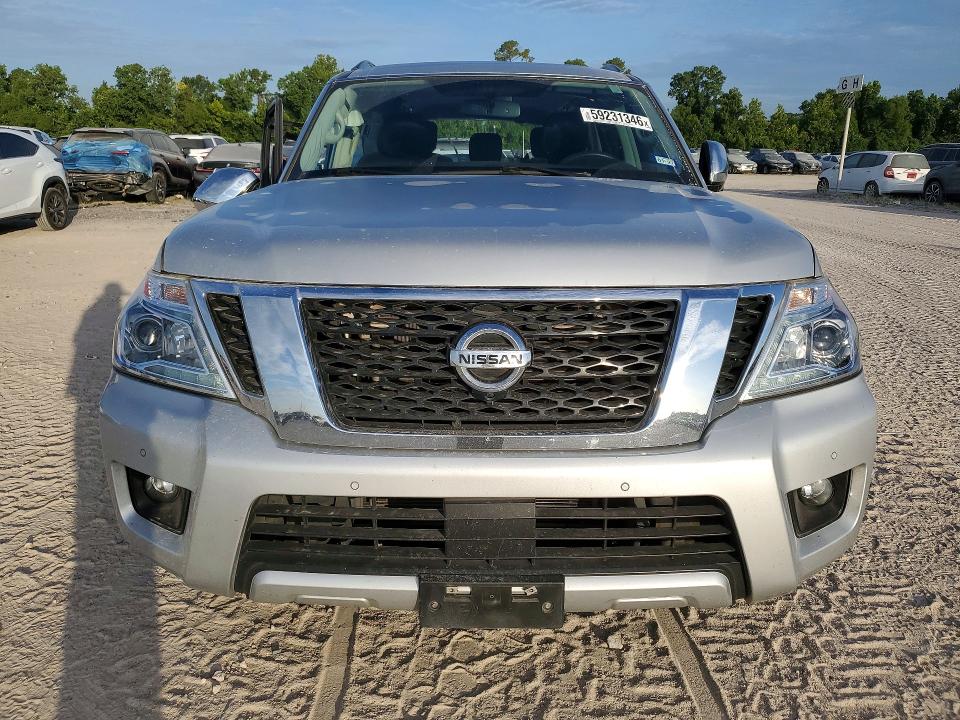 2018 Nissan Armada VIN JN8AY2ND5J9058028 COPART salvage auction — SIDE, Tx - Salvage Vehicle Title, sold $3,100 on 2026-07-31 (photo 5)