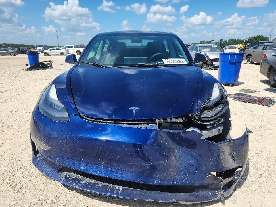 2022 Tesla Model 3 VIN 5YJ3E1EA5NF371931 COPART salvage auction — FRONT END, MI - CERTIFICATE OF TITLE, sold $4,450 on 2026-07-15 (photo 5)