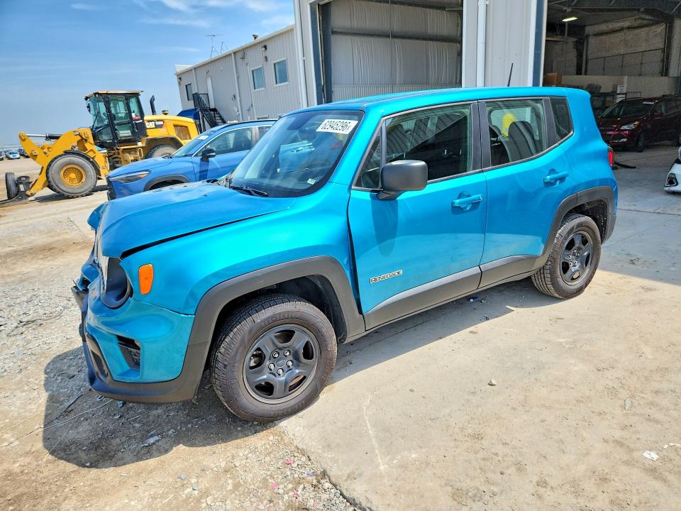 2020 Jeep Renegade VIN ZACNJBAB4LPL30508 COPART salvage auction — FRONT END, Ne - Cert Of Title-Salvage, sold $225 on 2026-08-18 (photo 1)