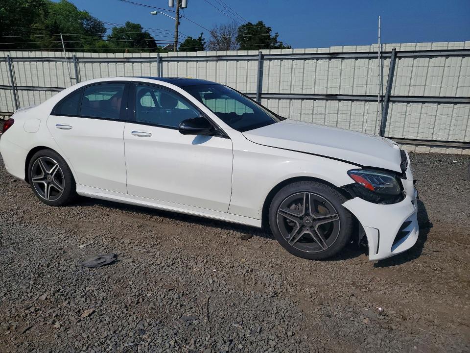 2021 Mercedes-benz C-klasse VIN W1KWF8EB9MR634366 COPART salvage auction — FRONT END, Nj - Cert Of Title-Salvage, sold $11,950 on 2026-08-24 (photo 4)