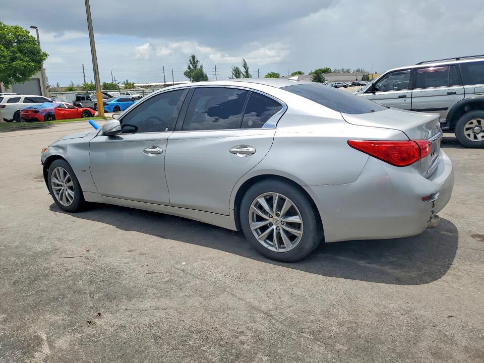 2017 Infiniti Q50 VIN JN1EV7AP8HM736624 COPART salvage auction — MECHANICAL, Tn - Salvage Cert-Rebuilt Vehicle, sold $1,250 on 2026-07-27 (photo 2)