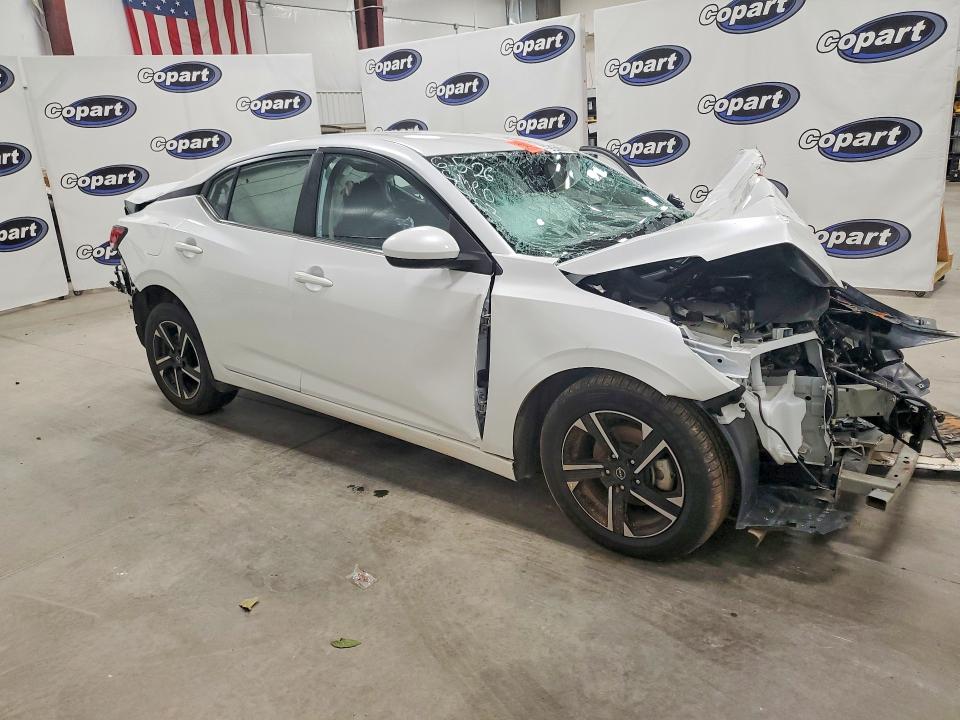 2025 Nissan Sentra VIN 3N1AB8CV6SY286923 COPART salvage auction — FRONT END, Nc - Dlr Only-Clean/Over 25% Damage, sold $175 on 2026-07-28 (photo 4)