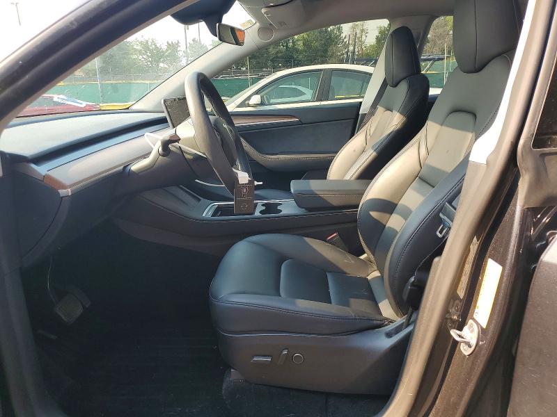 2024 Tesla Model y VIN 7SAYGDEE4RF075361 COPART salvage auction — HAIL, Co - Certificate Of Title, sold $6,200 on 2026-07-28 (photo 7)
