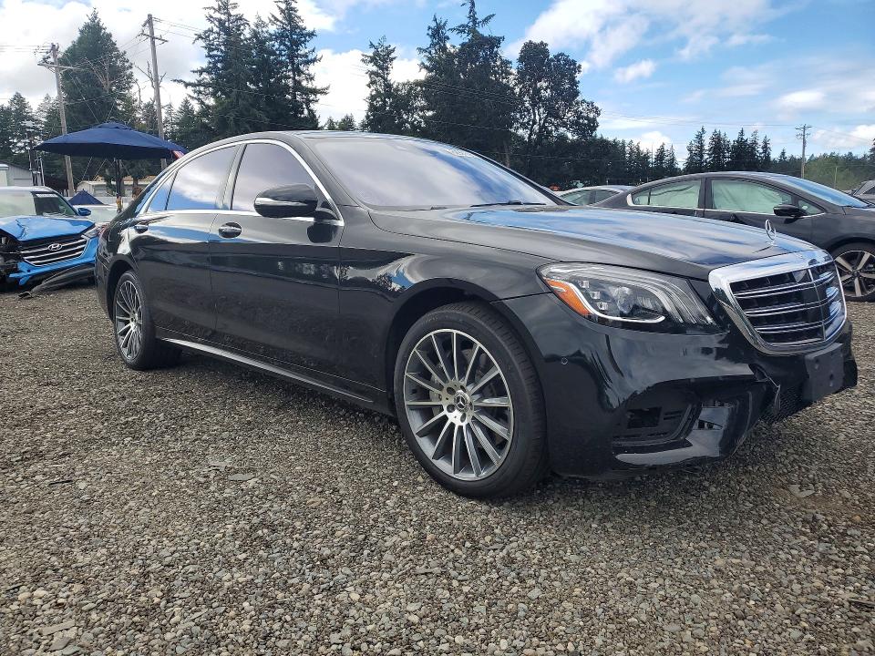 2020 Mercedes-benz S-klasse VIN WDDUG6EB9LA511284 COPART salvage auction — FRONT END, WA - VEHICLE CERT OF OWNERSHIP-TITL, sold $15,800 on 2026-07-31 (photo 4)