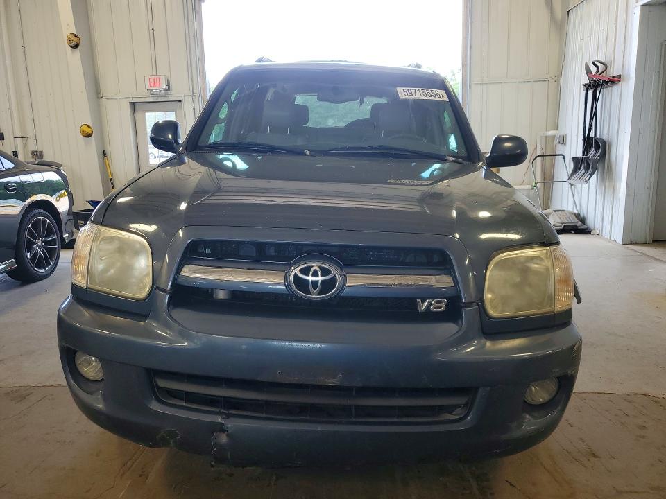 2006 Toyota Sequoia VIN 5TDBT48A36S268325 COPART salvage auction — FRONT END, MN - CERTIFICATE OF TITLE, sold $250 on 2026-07-09 (photo 5)