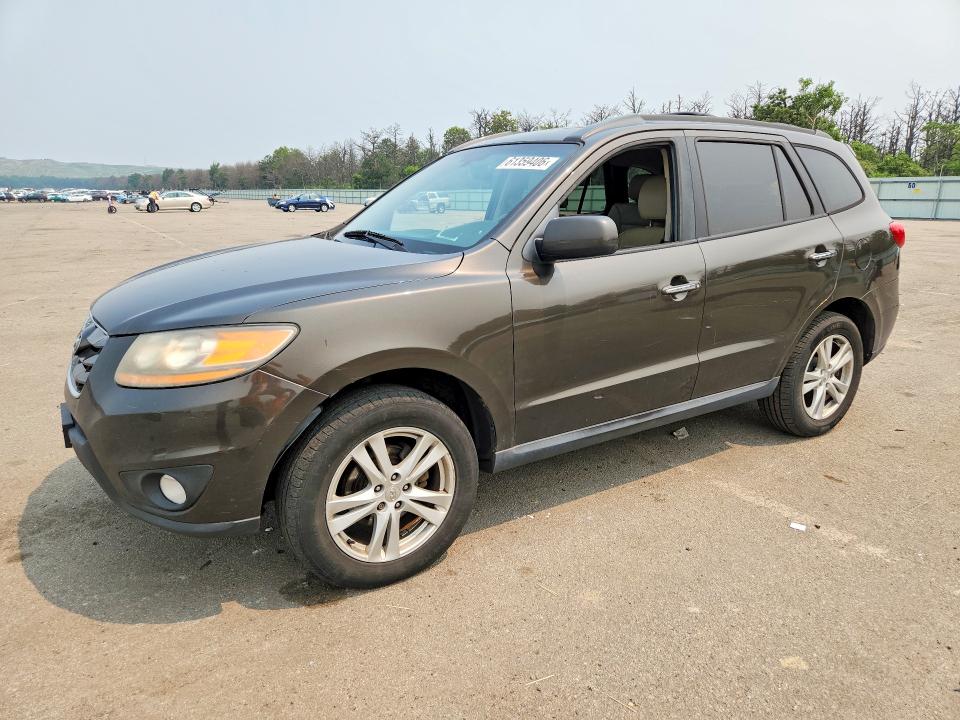 2011 Hyundai Santa fe VIN 5XYZKDAG3BG010510 COPART salvage auction — FRONT END, Ny - Certificate Of Title, sold $550 on 2026-07-20 (photo 1)