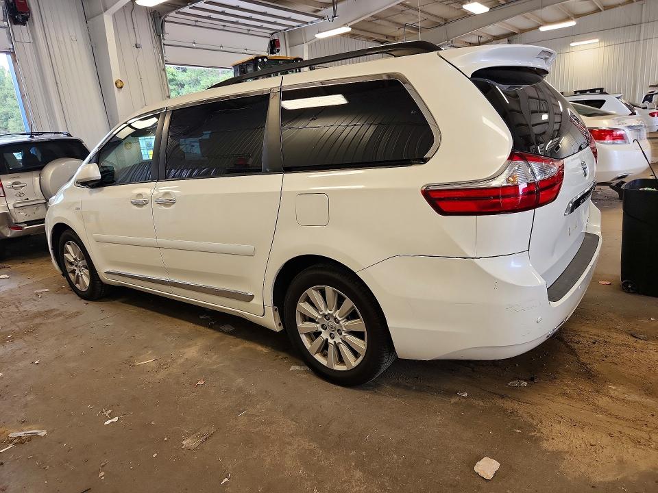 2017 Toyota Sienna VIN 5TDDZ3DC5HS160929 COPART salvage auction — MINOR DENT/SCRATCHES, Mn - Cert Of Title-Prior Salvage, sold $3,350 on 2026-07-23 (photo 2)