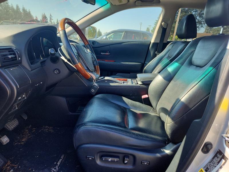 2010 Lexus Rx 350 VIN JTJBK1BA1A2426944 COPART salvage auction — REAR END, WA - BILL OF SALE, sold $4,550 on 2026-07-14 (photo 7)