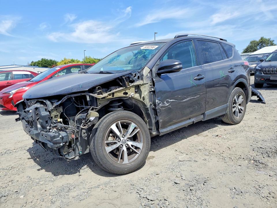 2016 Toyota Rav 4 VIN 2T3WFREV8GW277941 COPART salvage auction — FRONT END, Ca - Salvage Certificate, sold $4,850 on 2026-07-09 (photo 1)
