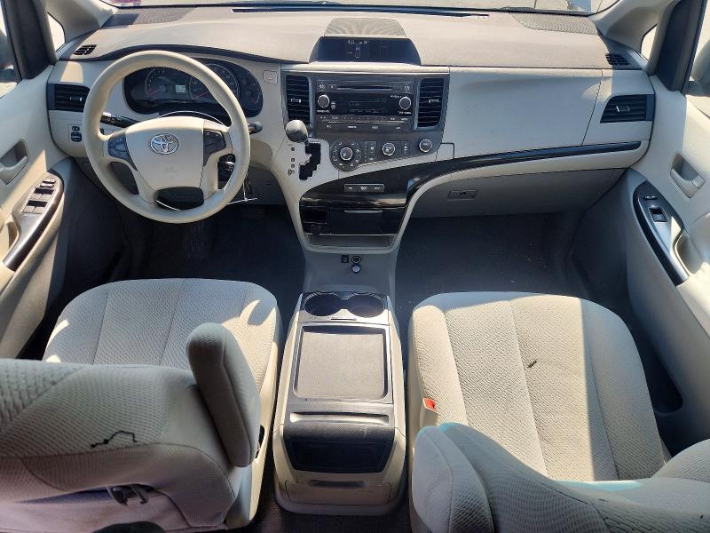 2011 Toyota Sienna VIN 5TDJK3DC4BS013452 COPART salvage auction — FRONT END, ME - CERT OF TITLE-SALVAGE COLLISIO (P), sold $4,550 on 2026-07-17 (photo 8)