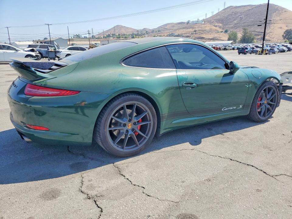 2016 Porsche 911 VIN WP0AB2A97GS122232 COPART salvage auction — FRONT END, Ca - Salvage Certificate, sold $36,500 on 2026-07-22 (photo 3)