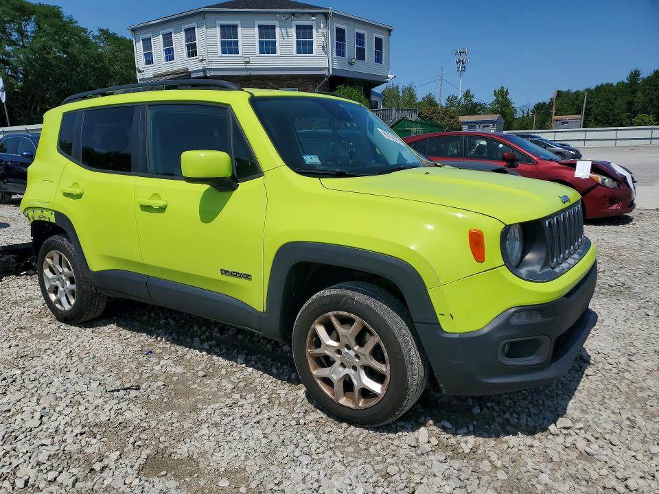 2017 Jeep Renegade VIN ZACCJBBB2HPF02907 COPART salvage auction — FRONT END, Ma - Cert Of Title-Salvage, sold $650 on 2026-08-13 (photo 4)