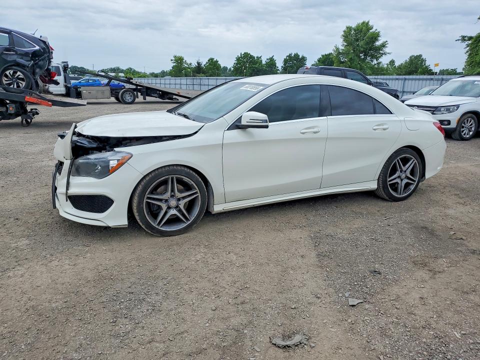 2015 Mercedes-benz Cla-klasse VIN WDDSJ4GB6FN271182 COPART salvage auction — FRONT END, On - Permit Salvage, sold $125 on 2026-07-28 (photo 1)