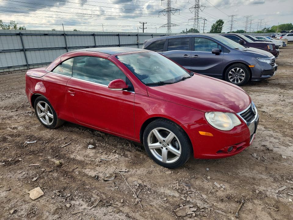 2007 Volkswagen Eos VIN WVWDA71F17V003769 COPART salvage auction — SIDE, Il - Salvage Certificate, sold $325 on 2026-08-06 (photo 4)