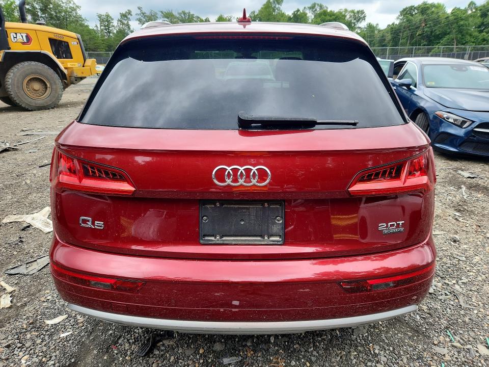 2018 Audi Q5 VIN WA1BNAFYXJ2178883 COPART salvage auction — MINOR DENT/SCRATCHES, MD - CERT OF SALVAGE < 75% DAMAGE, sold $400 on 2026-07-31 (photo 6)
