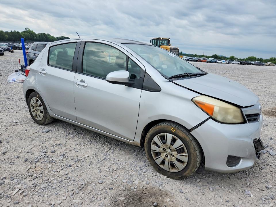 2012 Toyota Yaris VIN JTDKTUD32CD517437 COPART salvage auction — FRONT END, Tn - Salvage Certificate, sold $1,550 on 2026-07-30 (photo 4)