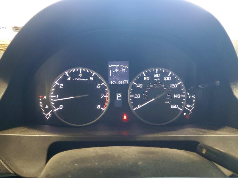 2013 Acura Rdx VIN 5J8TB3H33DL005383 COPART salvage auction — MINOR DENT/SCRATCHES, Mt - Certificate Of Title, sold $2,900 on 2026-08-03 (photo 9)