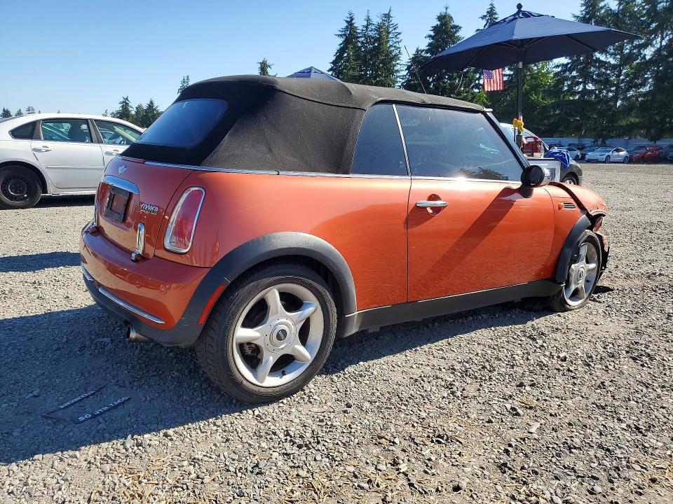 2005 Mini Cooper VIN WMWRF33425TG10140 COPART salvage auction — FRONT END, WA - BILL OF SALE, sold $225 on 2026-07-10 (photo 3)