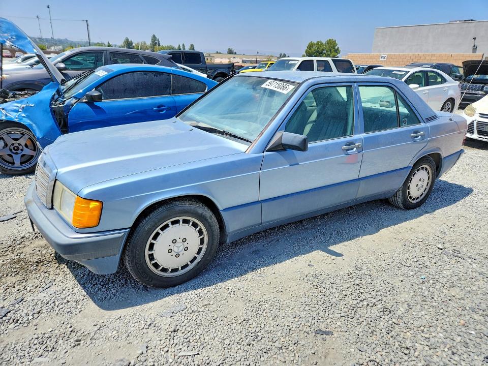 1989 Mercedes-benz 190 VIN WDBDA29D3KF624910 COPART salvage auction — NORMAL WEAR, CA - DIS/DLR/EXP ONLY CLEAN TITLE, sold $4,100 on 2026-07-15 (photo 1)