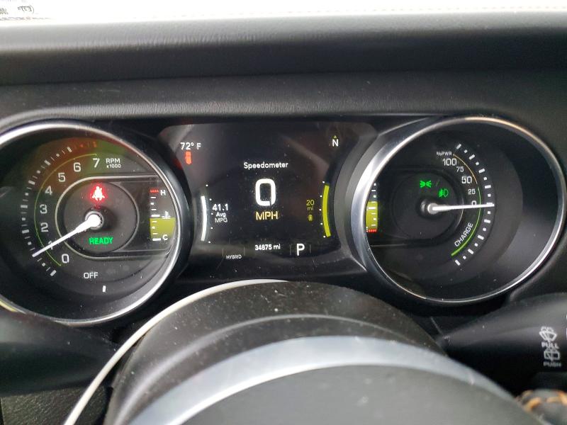 2021 Jeep Wrangler unlimited VIN 1C4JJXP64MW762142 COPART salvage auction — MINOR DENT/SCRATCHES, Oh - Cert Of Title-Rebuilt Salvage, sold $16,200 on 2026-07-17 (photo 9)