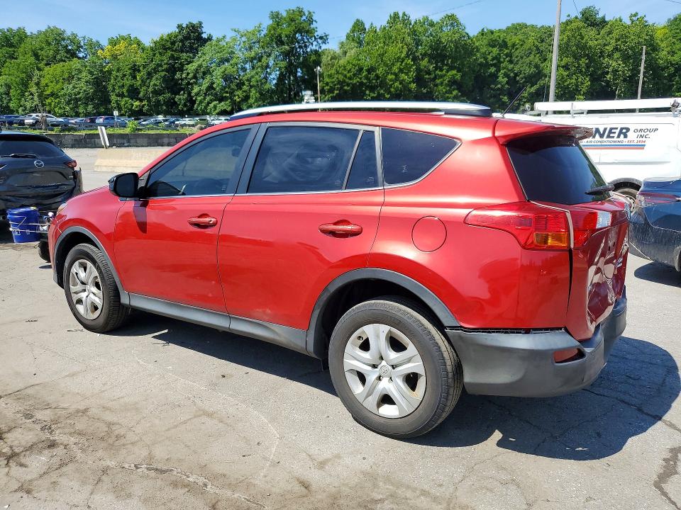 2015 Toyota Rav 4 VIN JTMBFREV3FJ032783 COPART salvage auction — REAR END, Ny - Mv-907A Salvage Certificate, sold $400 on 2026-07-30 (photo 2)