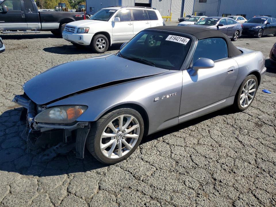 2007 Honda S2000 VIN JHMAP21457S000490 COPART salvage auction — FRONT END, Ca - Salvage Certificate, sold $5,500 on 2026-07-31 (photo 1)