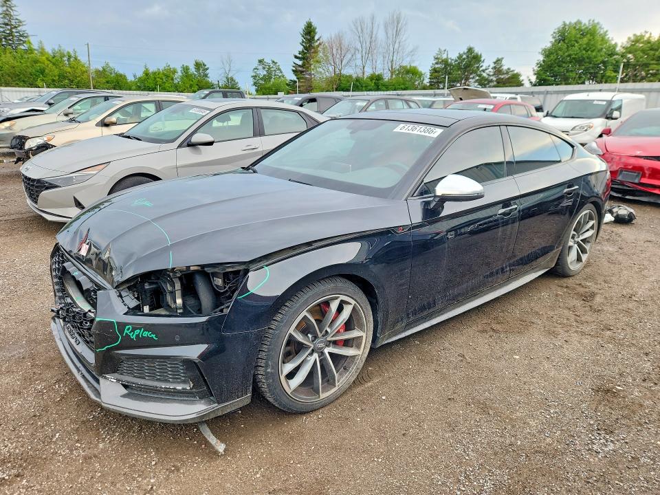 2018 Audi Rs5 VIN WAUC4CF59JA069719 COPART salvage auction — REAR END, On - Permit No Brand - Unfit, sold $5,500 on 2026-07-30 (photo 1)