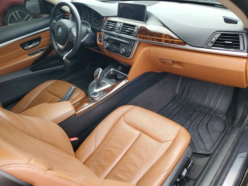 2014 BMW 4er VIN WBA3R1C52EK190117 COPART salvage auction — WATER/FLOOD, Nj - Cert Of Title-Salvage Flood, sold $1,650 on 2026-08-14 (photo 8)