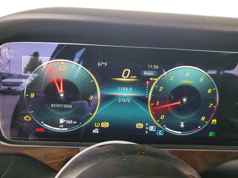 2023 Mercedes-benz E-klasse VIN W1KZF8DB6PB110653 COPART salvage auction — SIDE, Ca - Salvage Certificate, sold $23,400 on 2026-07-14 (photo 9)