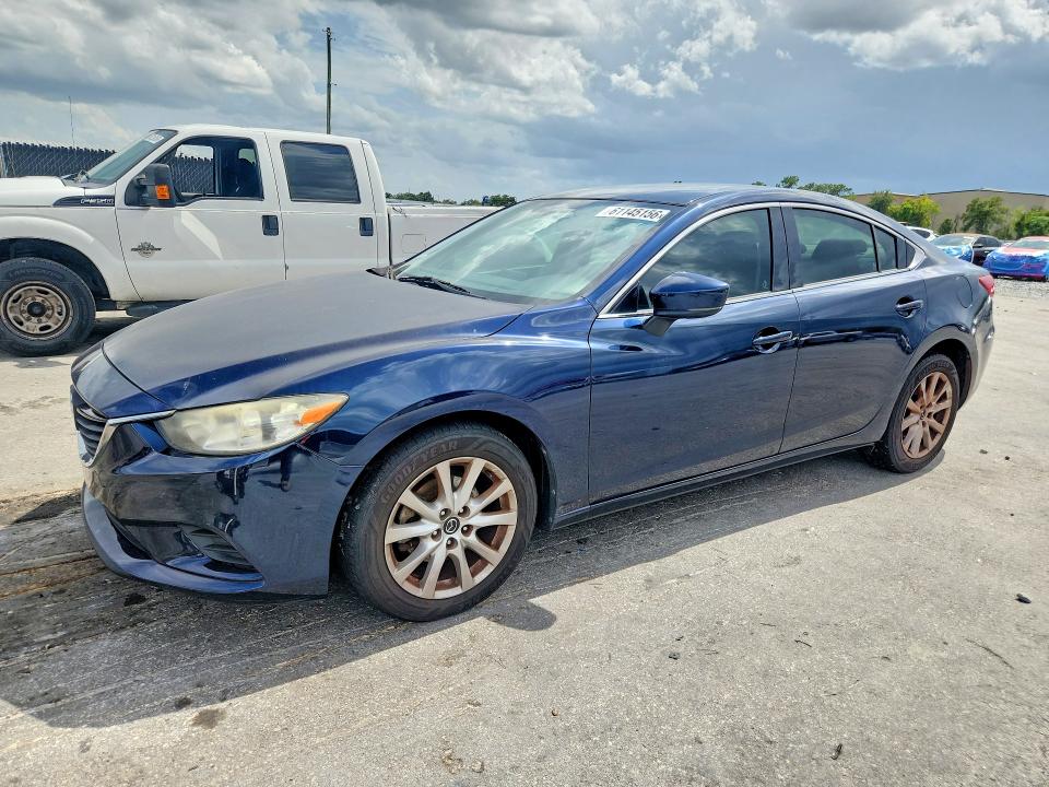 2017 Mazda 6 VIN JM1GL1U50H1146440 COPART salvage auction — MINOR DENT/SCRATCHES, Fl - Certificate Of Title, sold $375 on 2026-07-18 (photo 1)