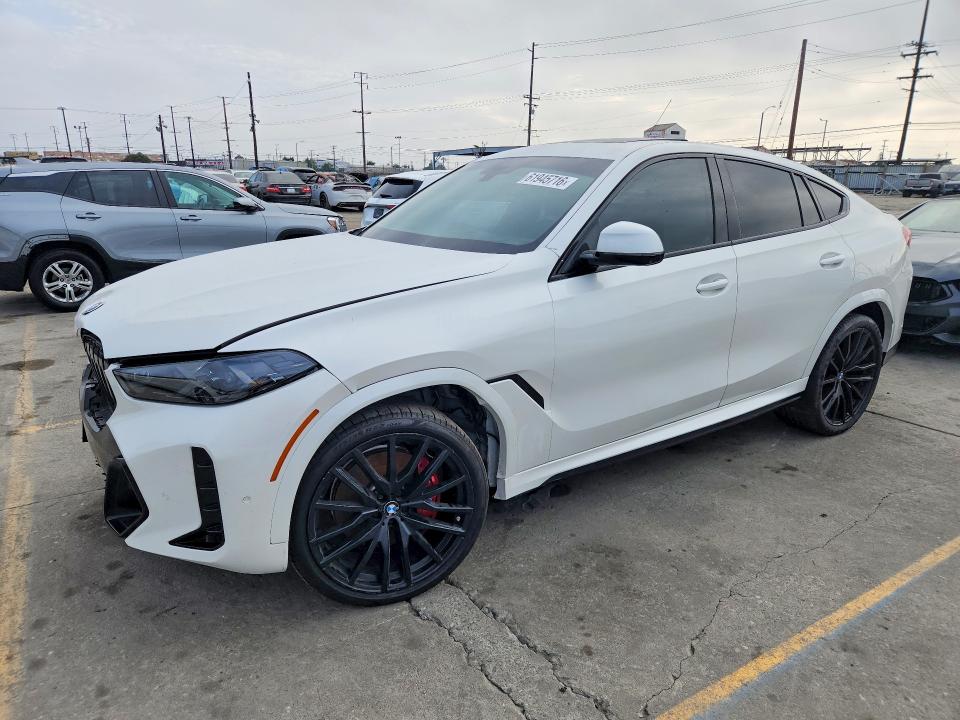 2024 BMW X6 VIN 5UX33EX06R9U92371 COPART salvage auction — FRONT END, FL - DIS/DLR/EXP ONLY CLEAN TITLE, sold $38,250 on 2026-07-27 (photo 1)