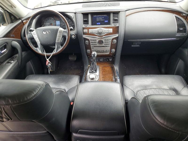 2019 Infiniti Qx80 VIN JN8AZ2NE0K9238721 COPART salvage auction — FRONT END, Salvage Title, sold $625 on 2026-07-24 (photo 8)