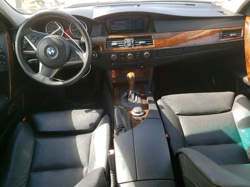 2007 BMW 5 series VIN WBANE73547CM53194 COPART salvage auction — MINOR DENT/SCRATCHES, Ca - Dis/Dlr/Exp Only Clean Title (P), sold $300 on 2026-07-28 (photo 8)